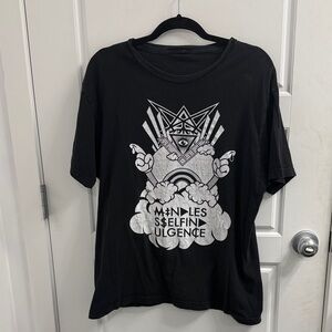 Mindless Self Indulgence Tultex Black Graphic T-Shirt XL